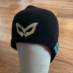 Masked Singer black logo beanie bluetooth headphones built in
